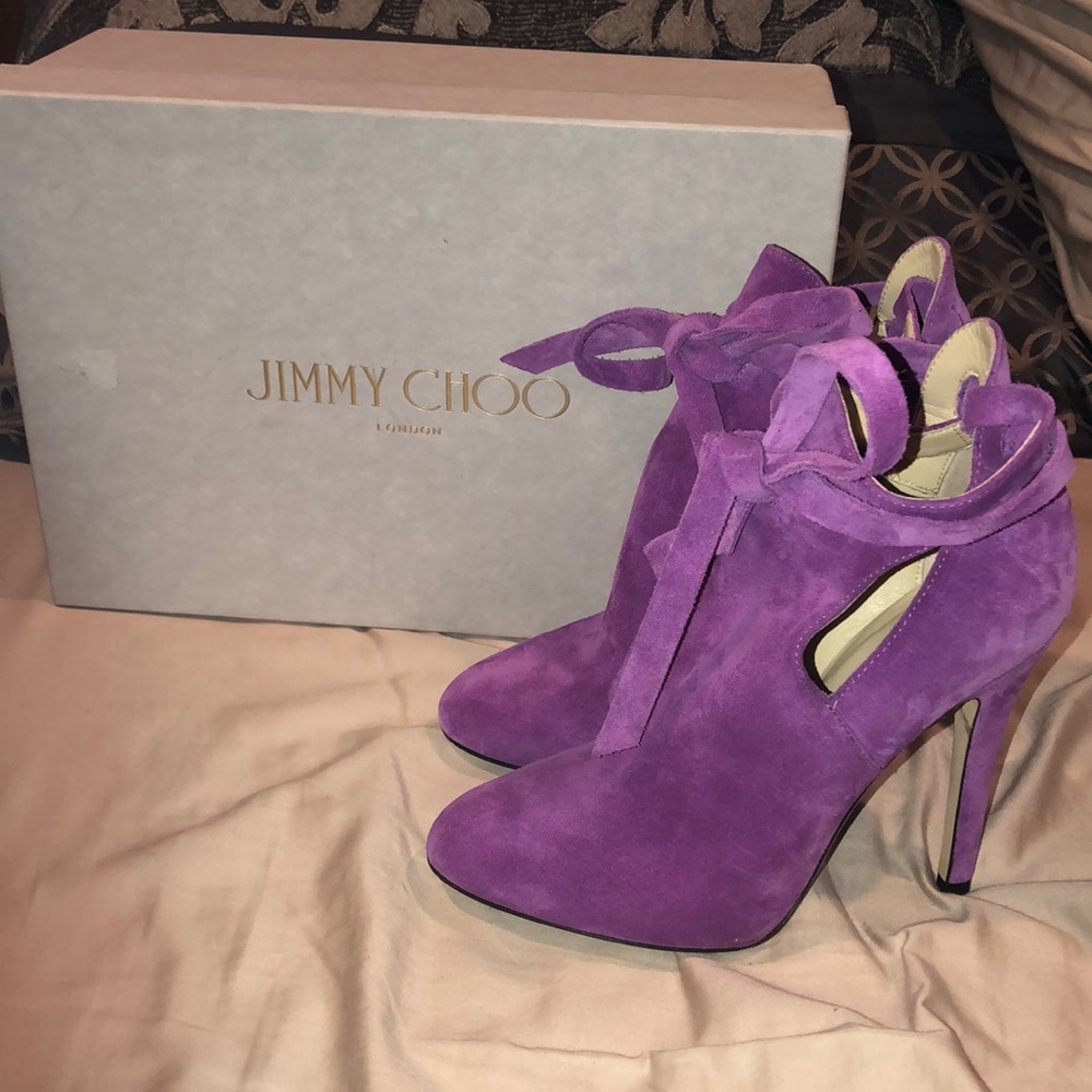 COPY - Jimmy Choo Size 36 Marina cut out suede bo…